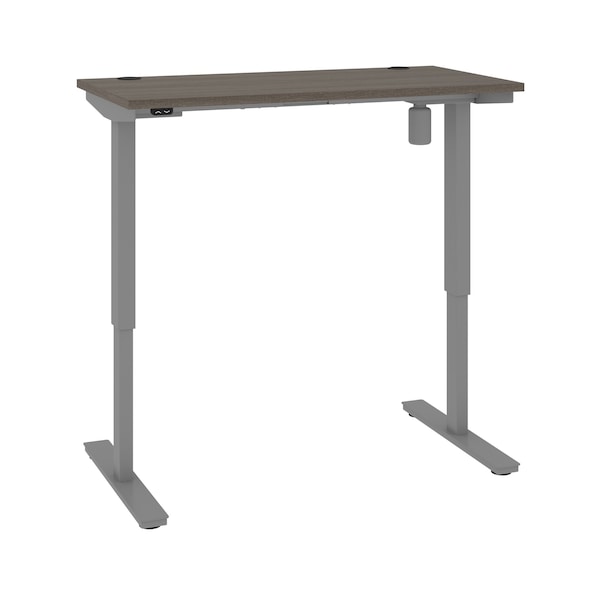 Bestar Upstand 24 x 48 Standing Desk in bark grey